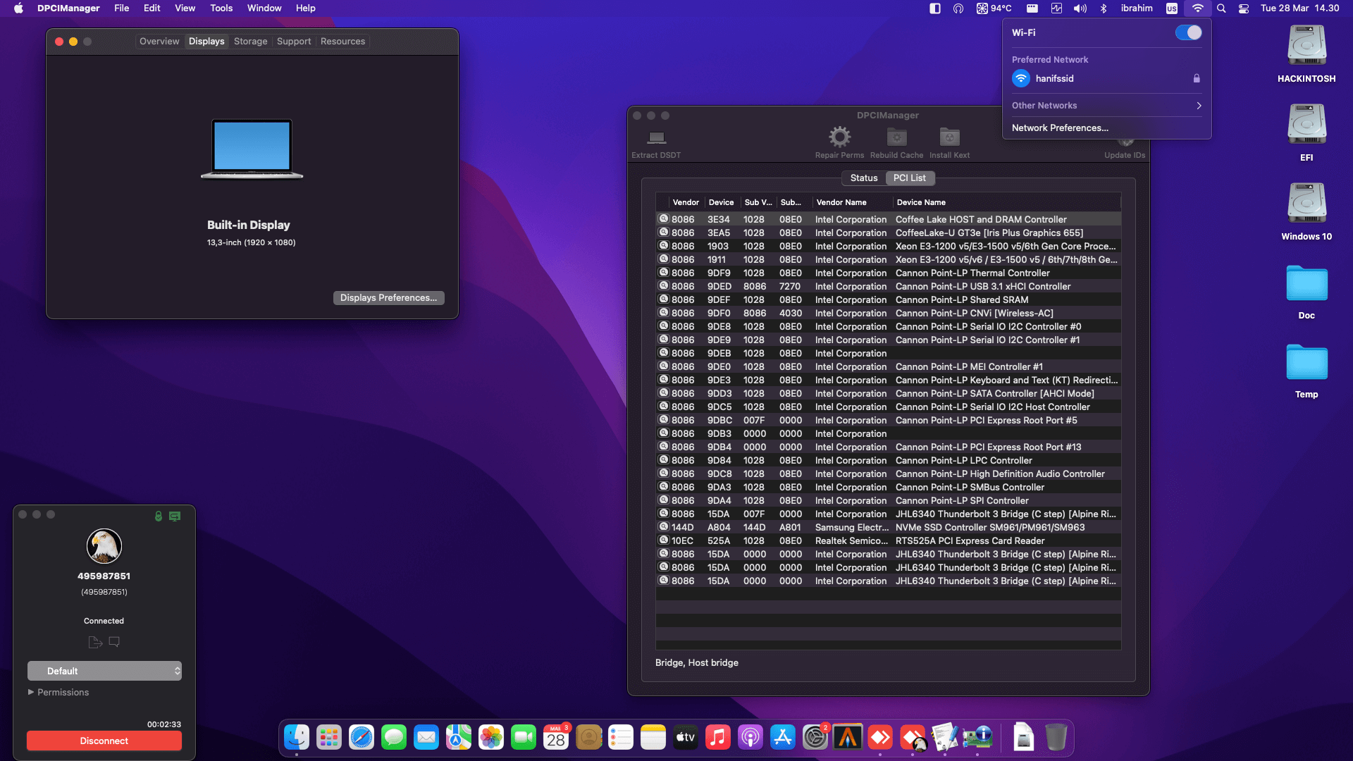 Dell Latitude 7300 [WhiskeyLake   Intel UHD 620 + I2C]   OpenCore 2